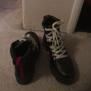 Steve Madden BAM leather hiking type bootie.